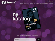 Tablet Screenshot of fronta.se