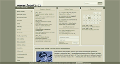 Desktop Screenshot of fronta.cz