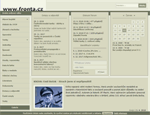 Tablet Screenshot of fronta.cz